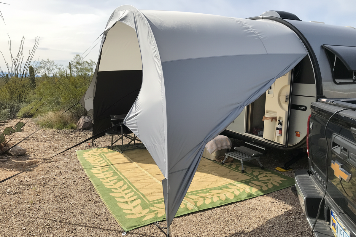 Nucamp T@B 400 Trailer Awning by PahQue – PahaQue Canada