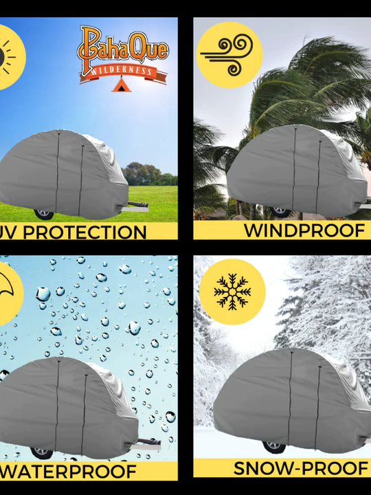 NuCamp T@B 320 Outback/Boondock Trailer Cover by PahaQue