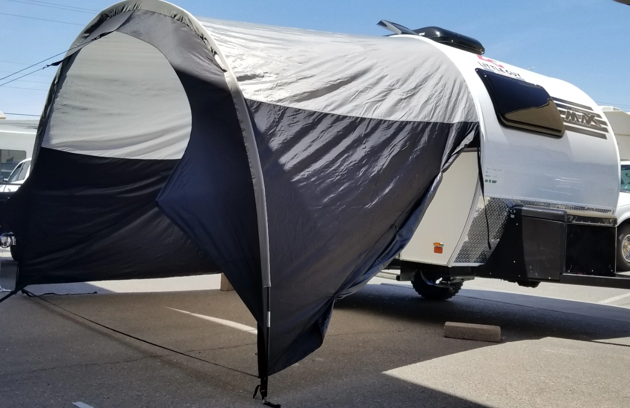 Little Guy Micro Max Awning - silver/black