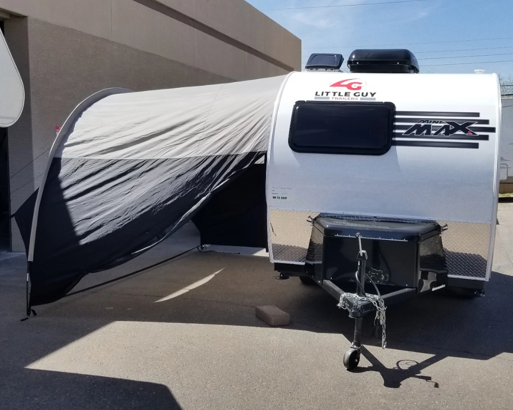 Little Guy Micro Max Awning - silver/black